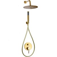 Душевая система Raiber Graceful Золото матовое арт-RPG-005 — фото 9, Встраиваемые душевые комплекты