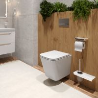 Унитаз Lemark Florex подвесной Белый глянец с сиденьем Микролифт арт-9614001 — фото 11, Подвесные унитазы