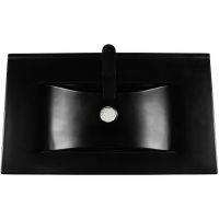 Раковина Bond 80 Черная матовая арт-S05-808 — фото 2, Раковины встраиваемые сверху
