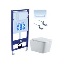 Комплект AQUATEK ЛИБРА N KDI21(рама AQUATEK Standard INS-0000012 с клавишей KDI-0000021 и крепежом K арт-SET AQUATEK ЛИБРА N KDI21 — фото 1, товары