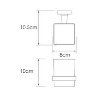 Rhin K- Подстаканник одинарный арт-8728 — фото 4, Стаканы для зубных щеток