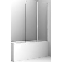 Шторка на ванну Ambassador Bath Screens 100х140 профиль Хром стекло прозрачное арт-16041119 — фото 1, Складные шторки для ванной