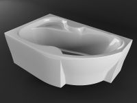 Акриловая ванна Vayer Azalia 170x105 L без гидромассажа арт-Гл000006728 — фото 4, Акриловые ванны