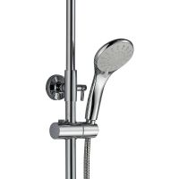 Душевая система Haiba Белый Хром арт-HB24804 — фото 2, Душевые стойки