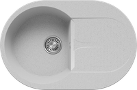 Кухонная мойка Polygran ATOL-760 №314 (Светло-серый) арт-854864.0 — фото 1, Кухонные мойки