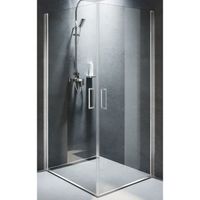 Душевой уголок Riho Novik Z209 80х90 (GZ2080090) профиль Хром стекло прозрачное арт-G003022120 — фото 1, Прямоугольные душевые уголки