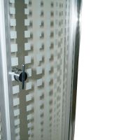 Душевой уголок Parly 90x90 профиль Хром стекло прозрачное с рисунком арт-Z9111 — фото 3, Душевые уголки четверть круга