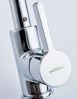 Смеситель для кухни Ledeme Rainbow 4898-3L Хром Белый арт-535862 — фото 2, Смесители для кухни