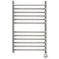 Полотенцесушитель электрический Point Альфа П11 400x800 с полкой левый/правый, хром арт-PN05148SPE — фото 1, Электрические полотенцесушители