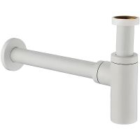 Сифон для раковины Remer Белый матовый арт-958LBO — фото 1, Сифоны для раковины