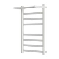 Полотенцесушитель электрический Point Меркурий П7 500x800 с полкой, диммер справа, белый арт-PN83858PW — фото 3, Электрические полотенцесушители