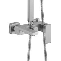 Душевая система Haiba Нержавеющая сталь арт-HB24803-2 — фото 4, Душевые стойки