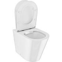 Унитаз Iddis Calipso Rimless приставной с сиденьем Микролифт арт-CALRDSEi26 — фото 5, Приставные унитазы