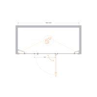 Товар: Душевая дверь CEZARES арт-VERONA-W-B-13-40+60/60-P-Cr-R - фото 2 Душевая дверь CEZARES арт-VERONA-W-B-13-40+60/60-P-Cr-R — фото 2, Распашные душевые двери