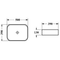 Товар: Раковина-чаша Bond 50 Белая глянцевая арт-S54-500 - фото 2 Раковина-чаша Bond 50 Белая глянцевая арт-S54-500 — фото 2, Раковины накладные