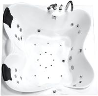 Акриловая ванна Gemy 187х187 G9089 K L с гидромассажем арт-G9089KL — фото 6, Акриловые ванны