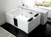 Акриловая ванна Gemy 182х122 с гидромассажем арт-G9061BL — фото 2, Акриловые ванны