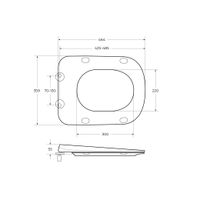 Товар: Унитаз-компакт безободковый CEZARES LUX арт-CZR-159-CPR/CZR-159-SC - фото 15 Унитаз-компакт безободковый CEZARES LUX арт-CZR-159-CPR/CZR-159-SC — фото 15, Напольные унитазы
