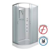 Душевая кабина Niagara Classic NG-3312-14RBKG (120х80х200) низкий поддон(13см),стекло матовое,3 мест арт-33121423RBKG — фото 2, Душевые кабины