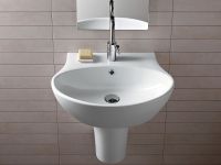 Раковина Hatria Nido 62 Белая арт-Y0R401 — фото 6, Раковины подвесные