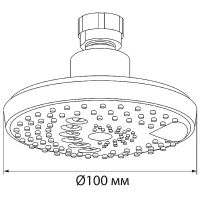 Верхний душ Melodia della vita Хром арт-MKP27017C — фото 4, Верхние души