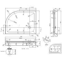 Товар: Акриловый поддон для душа Azario 120х90 Белый арт-P2912 L - фото 2 Акриловый поддон для душа Azario 120х90 Белый арт-P2912 L — фото 2, Акриловые душевые поддоны