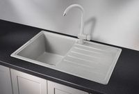 Granula-, кухонная мойка, СтандАРТ кварц арт-7602, БАЗАЛЬТ — фото 1, Кухонные мойки