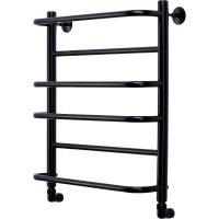 Водяной полотенцесушитель Comfysan Puro W-6 60x50 Черный матовый арт-012908 — фото 1, Водяные полотенцесушители