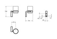 Стакан CEZARES ULTIMA арт-CZR-F-8930 — фото 2, Стаканы для зубных щеток