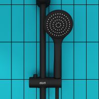 Товар: Душевой гарнитур Dorff Comfort Черный арт-D0108000BL - фото 4 Душевой гарнитур Dorff Comfort Черный арт-D0108000BL — фото 4, Душевые гарнитуры на штанге