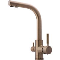 Смеситель для кухни Swedbe Selene Plus Бронза арт-8147 — фото 1, Смесители для кухни