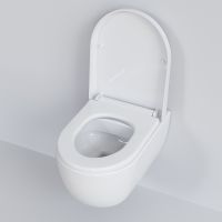 Унитаз Ambassador Abner подвесной Белый глянцевый без сиденья арт-103T20001R — фото 10, Подвесные унитазы