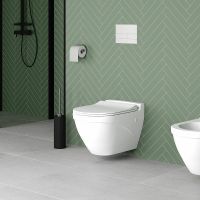 Унитаз Ambassador Nord подвесной Белый матовый без сиденья арт-133T20101 — фото 7, Подвесные унитазы