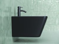 Биде Ceramicanova Metric подвесное Черное матовое арт-CN3008MB — фото 4, Биде подвесные