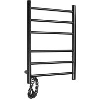 Электрический полотенцесушитель Domoterm Аврора DMT 109-6 40x60 EKL Черный матовый арт-DMT109-640x60ЧРНEKL — фото 4, Электрические полотенцесушители
