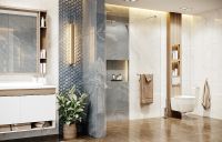 Душевая перегородка Ambassador Walk-in 90х200 профиль Хром стекло прозрачное арт-15031101 — фото 6, Душевые перегородки