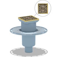 Товар: Душевой трап Bronze de Luxe Цветок с решеткой Бронза арт-21975-5902 - фото 1 Душевой трап Bronze de Luxe Цветок с решеткой Бронза арт-21975-5902 — фото 1, Трапы для душа