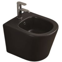 Биде CeramaLux подвесное Черное матовое арт-5330MB — фото 1, Биде подвесные