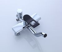 Душевая система Bronze de Luxe Element Хром Черный матовый арт-EL77CB — фото 7, Душевые стойки