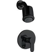 Душевая система ALMAes Bartin Черная матовая арт-TVZ-0895 — фото 1, Встраиваемые душевые комплекты