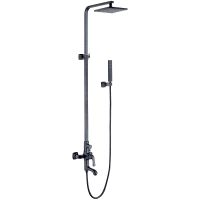 Душевая система Lemark Nubira Черная бронза арт-LM6262ORB — фото 1, Душевые стойки