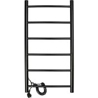 Электрический полотенцесушитель Domoterm Аврора DMT 109-6 40x80 EKL Черный матовый арт-DMT109-640x80ЧРНEKL — фото 1, Электрические полотенцесушители