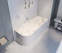 Акриловая ванна Bas Веста 170x75 R без гидромассажа арт-В 00144 — фото 5, Акриловые ванны