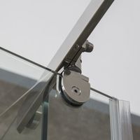 Душевой уголок Alex Baitler 120x90 профиль Хром стекло тонированное арт-AB244-120 — фото 6, Прямоугольные душевые уголки