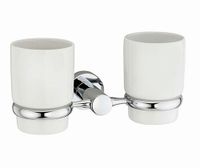 Аксесс Donau K- Подстаканник двойной (блистер), КЕРАМИКА, хром, WasserKRAFT арт-9428DC — фото 3, Прочие аксессуары и комплектующие