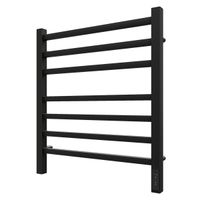 Полотенцесушитель электрический Point Вега П7 500x600, диммер справа, черный арт-PN71856B — фото 3, Электрические полотенцесушители