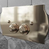 Товар: Клавиша смыва TW Светлое золото арт-TW300.4gold - фото 1 Клавиша смыва TW Светлое золото арт-TW300.4gold — фото 1, Кнопки смыва