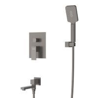 Душевой комплект встраиваемый с изливом CEZARES арт-SLIDER-VDSET-GM — фото 3, Встраиваемые душевые комплекты