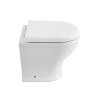 Унитаз приставной безободковый CEZARES GIUBILEO арт-CZR-265-CBR/CZR-6045-SC — фото 4, Приставные унитазы