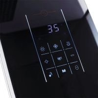 Душевая кабина Orans 100x100 L с баней профиль Черный задние стенки Черные арт-89101lb — фото 4, Душевые кабины